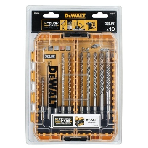 Набор буров в кейсе DEWALT DT70752, XLR SDS-plus, 5-12мм,10 предметов фото 2