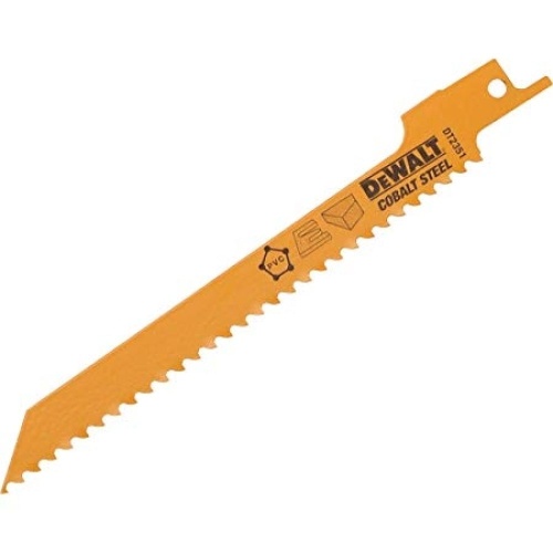 Полотно DEWALT DT2351, по дереву для сабельных пил биметаллическое, BiM, 152 x 4.2 мм, S711DF, 5 шт. Полотно DEWALT DT2351, по дереву для сабельных пил биметаллическое, BiM, 152 x 4.2 мм, S711DF, 5 шт.