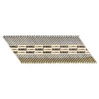 Гвозди DEWALT DNPT28R63HDZ, для DCN692/DCN690P2, 2,8 x 63 мм, 33°/34°, Гальваническое цинкование, Ребристые, 1100 шт.