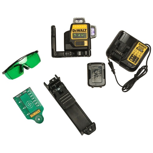 Аккумуляторный лазерный нивелир DEWALT DCE089D1G, 12 В, зеленый луч, 35 м, с АКБ 2 Ач и ЗУ, в кейсе TSTAK (DCE089D1G-QW) фото 4 Аккумуляторный лазерный нивелир DEWALT DCE089D1G, 12 В, зеленый луч, 35 м, с АКБ 2 Ач и ЗУ, в кейсе TSTAK (DCE089D1G-QW) фото 4