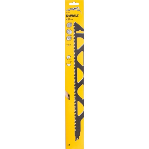 Полотно DEWALT DT2422, с карбид-вольфрамовыми зубьями для сабельной пилы S2243HM 457 мм