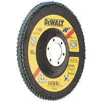 Лепестковый круг DEWALT EXTREME DT3267, 125 x 22.2 мм, 80G, тип 29
