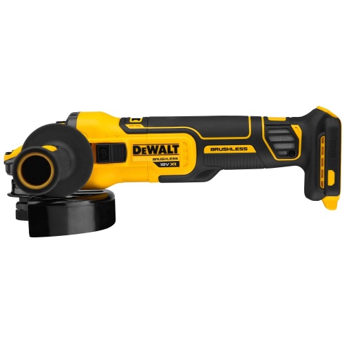 Аккумуляторная угловая шлифмашина DEWALT DCG409T1, 18/54 В, 125 мм, 9000 об/мин, с АКБ 6 Ач и ЗУ, в кейсе TSTAK (DCG409T1-QW) фото 7
