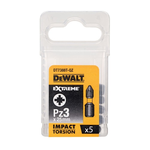 Биты ударные DEWALT IMPACT DT7388T, Torsion Pz3, 25 мм, 5 шт. Биты ударные DEWALT IMPACT DT7388T, Torsion Pz3, 25 мм, 5 шт.