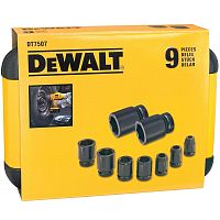 Набор торцевых головок DEWALT EXTREME IMPACT DT7507, 9 предметов в боксе