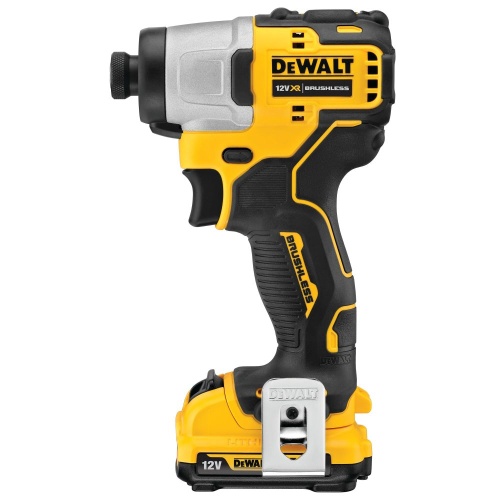 Аккумуляторный бесщеточный ударный шуруповерт DEWALT, 12 В, 163 Нм, 3600 уд/мин, 2850 об/мин, c 2 АКБ 2 Ач и ЗУ, в кейсе TSTAK, (DCF801D2-QW) фото 6