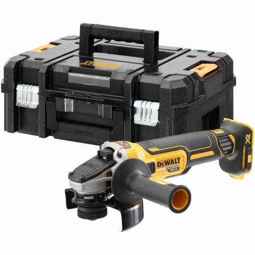 Аккумуляторная угловая шлифмашина DEWALT DCG405NT, 18 В, 125 мм, 9000 об/мин, без АКБ и ЗУ, в кейсе TSTAK (DCG405NT-XJ) Аккумуляторная угловая шлифмашина DEWALT DCG405NT, 18 В, 125 мм, 9000 об/мин, без АКБ и ЗУ, в кейсе TSTAK (DCG405NT-XJ)