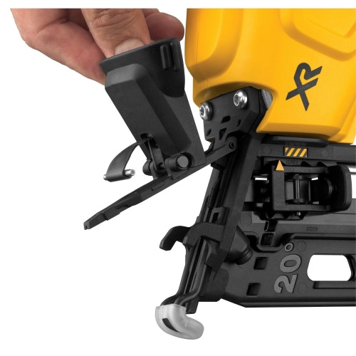 Аккумуляторный шпилькозабивной пистолет DEWALT DCN660P2, 18 В, 48 Дж, c 2 АКБ 5 Ач, ЗУ, в сумке фото 4
