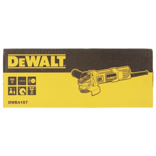 Угловая шлифмашина DEWALT DWE4157, 900 Вт, 125 мм, 11800 об/мин (DWE4157-QS) фото 4 Угловая шлифмашина DEWALT DWE4157, 900 Вт, 125 мм, 11800 об/мин (DWE4157-QS) фото 4