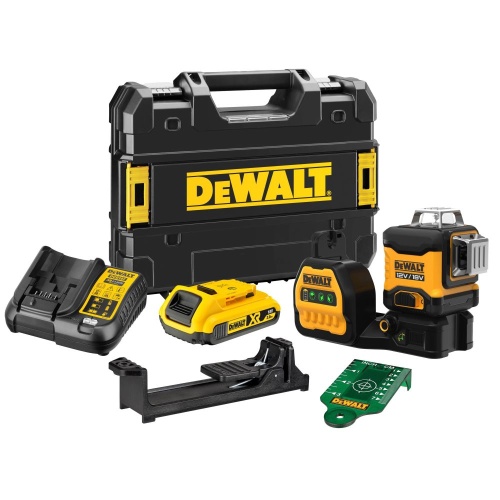 Аккумуляторный лазерный нивелир DEWALT DCE089D1G18, 12/18 В, зеленый луч, 30 м, с АКБ 2 Ач и ЗУ, в кейсе TSTAK (DCE089D1G18-QW) фото 4 Аккумуляторный лазерный нивелир DEWALT DCE089D1G18, 12/18 В, зеленый луч, 30 м, с АКБ 2 Ач и ЗУ, в кейсе TSTAK (DCE089D1G18-QW) фото 4