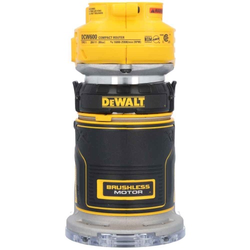 Аккумуляторный кромочный фрезер DEWALT DCW600B, 20 В, 25500 об/мин, 55 мм, без АКБ и ЗУ (DCW600B-XJ) фото 5