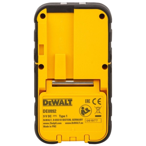 Детектор красного лазерного луча DEWALT DE0892, на батарейках, (DE0892-XJ) фото 3 Детектор красного лазерного луча DEWALT DE0892, на батарейках, (DE0892-XJ) фото 3