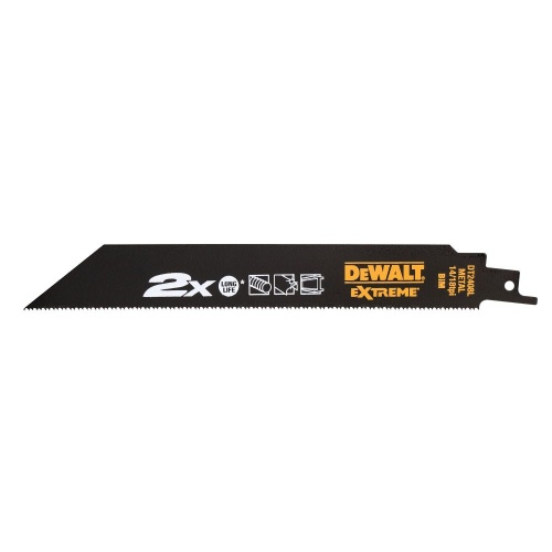 Полотно DEWALT, для сабельных пил, по металлу, 203x1.4-1.8 мм, 5 шт, DT2408L Полотно DEWALT, для сабельных пил, по металлу, 203x1.4-1.8 мм, 5 шт, DT2408L
