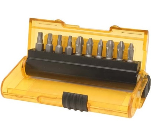 Набор бит 11 шт. пластиковый бокс DEWALT DT7916