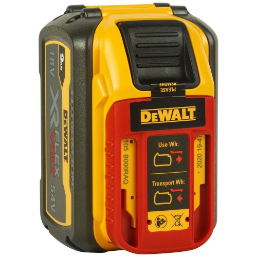 Аккумулятор DEWALT FLEXVOLT DCB547, Li-Ion, 18/54 В, 9/3 Ач (DCB547-XJ) фото 4