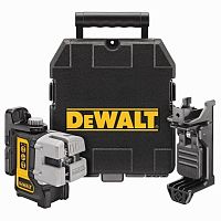 Линейный лазерный нивелир DEWALT, на батарейках, самовыравнивающийся, зеленый, 20 м, в кейсе (DW089CG-XJ)