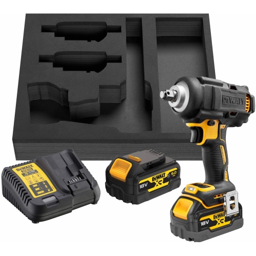 Аккумуляторный гайковерт DEWALT DCF891P2G, 18 В, 1084 Нм, 3250 уд/мин, с 2 АКБ 5 Ач и ЗУ, в чехле (DCF891P2G-QW) Аккумуляторный гайковерт DEWALT DCF891P2G, 18 В, 1084 Нм, 3250 уд/мин, с 2 АКБ 5 Ач и ЗУ, в чехле (DCF891P2G-QW)