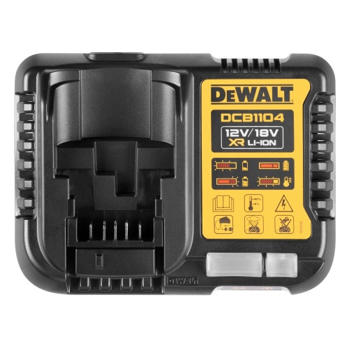 Набор DEWALT: 3 АКБ DCB184, Li-Ion, 18 В, 5 Ач и зарядное устройство DCB1104, 12/18 В, 4 A (DCB1104P3) фото 2 Набор DEWALT: 3 АКБ DCB184, Li-Ion, 18 В, 5 Ач и зарядное устройство DCB1104, 12/18 В, 4 A (DCB1104P3) фото 2
