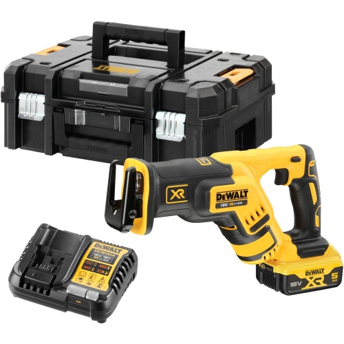 Аккумуляторная сабельная пила DEWALT DCS367P1T, 18 В, 2900 ход/мин, 28.6 мм, с АКБ 5 Ач и ЗУ, в кейсе TSTAK (DCS367P1NT-XJ) Аккумуляторная сабельная пила DEWALT DCS367P1T, 18 В, 2900 ход/мин, 28.6 мм, с АКБ 5 Ач и ЗУ, в кейсе TSTAK (DCS367P1NT-XJ)