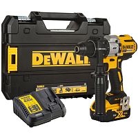 Аккумуляторная ударная дрель-шуруповерт DEWALT DCD996P1, 18 В, 2250 об/мин, 38250 уд/мин, с АКБ 5 Ач и ЗУ, в кейсе TSTAK (DCD996P1-QW)