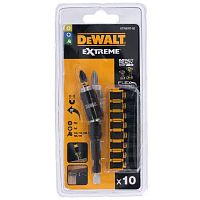 Набор бит DEWALTPH2,PZ2,T10,T15,T20,T25,T30, 25 мм HEX, 10 шт. (DT70578T-QZ)
