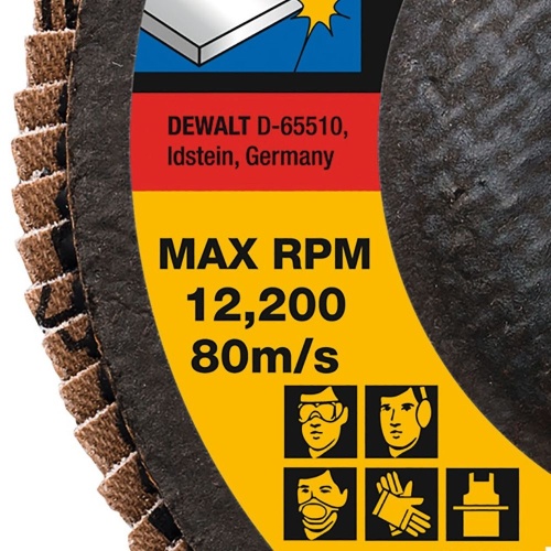 Лепестковый круг DEWALT DT30602, 125х22.23 мм (DT30602-QZ) фото 3 Лепестковый круг DEWALT DT30602, 125х22.23 мм (DT30602-QZ) фото 3