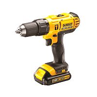 Аккумуляторная ударная дрель-шуруповерт DEWALT DCD776S2, 300 Вт, 18 В, XR (DCD776S2-KS)