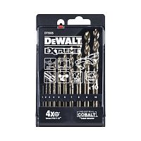 Набор сверл DEWALT COBALT INDUSTRIAL DT5935, по металлу 5% EX HSS-CO в пластиковой кассете 1 - 10 мм, 10 шт. (DT5935-QZ)