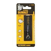 Пилка для лобзика DEWALT EXTREME DT2055 по металлу, INOX HM Карбид вольфрамовые зубья, (TCT). 82 x 55 x 1.4 x 5 мм, T118EHM, 1 шт.