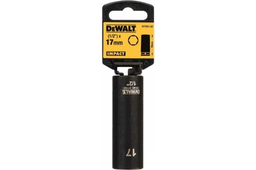 Головка ударная накидная длинная (17 мм; 1/2") DEWALT DT7551-QZ Головка ударная накидная длинная (17 мм; 1/2") DEWALT DT7551-QZ