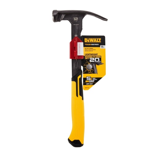 Молоток с прямым заострённым гвоздодёром DEWALT TOUGHSERIES, облегчённый 340 г. (DWHT51135-0) фото 6 Молоток с прямым заострённым гвоздодёром DEWALT TOUGHSERIES, облегчённый 340 г. (DWHT51135-0) фото 6