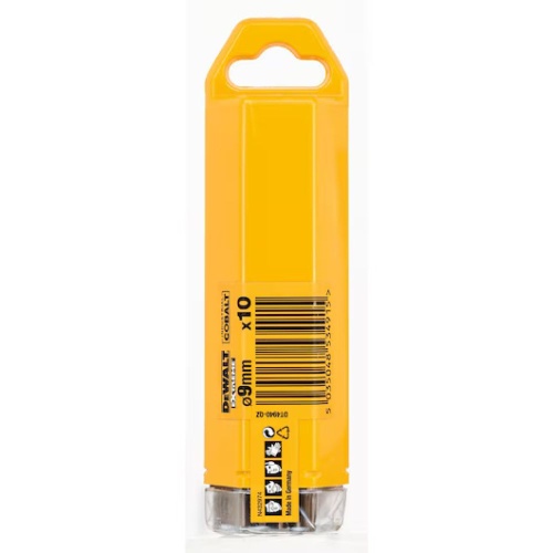 Сверло по металлу DEWALT COBALT 5%, 9x125x78 мм (DT4940-QZ) Сверло по металлу DEWALT COBALT 5%, 9x125x78 мм (DT4940-QZ)
