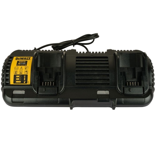 Зарядное устройство DEWALT DCB132, 12/14.4/18/54 В, 2x4 A (DCB132-QW) фото 2