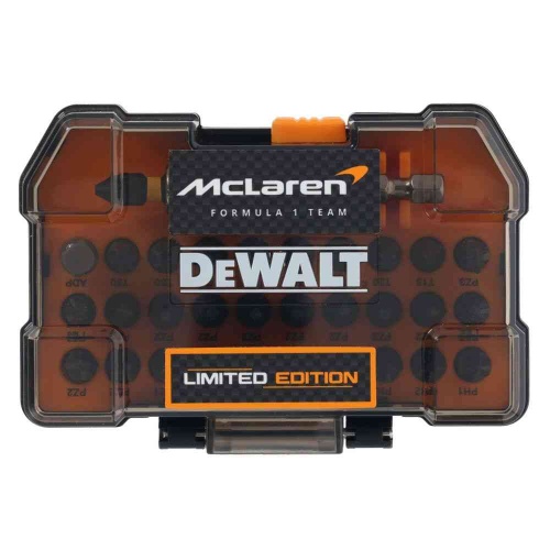 Набор бит DEWALT McLaren Limited Edition DT70901T, PH/PZ/Torx, 25 мм, 32 шт., в кейсе (DT70901T-QZ) фото 6