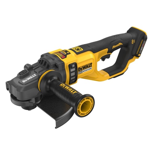 Аккумуляторная угловая шлифмашина DEWALT DCG460Y1K, 54 В, 230 мм, 6000 об/мин, с АКБ 2 Ач и ЗУ, в кейсе (DCG460Y1NK-XJ) фото 8