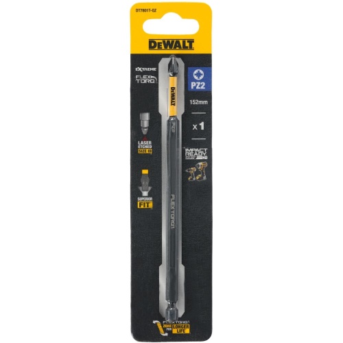 Бита DEWALT DT7801T, PZ2, 152 мм (DT7801T-QZ) фото 3 Бита DEWALT DT7801T, PZ2, 152 мм (DT7801T-QZ) фото 3