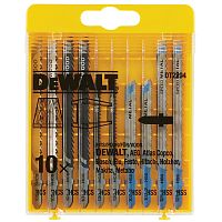 Пилка для лобзика DEWALT DT2294-QZ, по дереву и металлу, 10 шт.