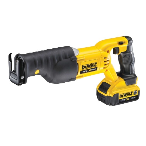 Аккумуляторная сабельная пила DEWALT, 18 В, 2950 ход/мин, c 2 АКБ 4 Ач и ЗУ, в кейсе, (DCS380M2-QW) фото 3