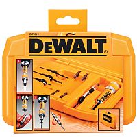 Набор пилотных сверл с зенкерами DEWALT DT7612, Flip&Drive по дереву мм, 12 шт. (DT7612-XJ)