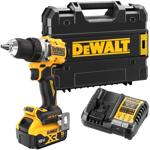 Аккумуляторная дрель-шуруповерт DEWALT DCD800P1T, 18 В, 2000 об/мин, с АКБ 5 Ач и ЗУ, в кейсе TSTAK (DCD800P1NT-XJ) Аккумуляторная дрель-шуруповерт DEWALT DCD800P1T, 18 В, 2000 об/мин, с АКБ 5 Ач и ЗУ, в кейсе TSTAK (DCD800P1NT-XJ)