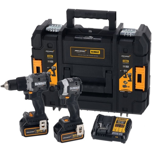 Аккумуляторный набор DEWALT McLaren Limited Edition DCK200MP2T: дрель-шуруповерт + шуруповерт, с 2 АКБ 5 Ач и ЗУ, в кейсе TSTAK фото 10 Аккумуляторный набор DEWALT McLaren Limited Edition DCK200MP2T: дрель-шуруповерт + шуруповерт, с 2 АКБ 5 Ач и ЗУ, в кейсе TSTAK фото 10