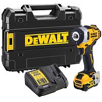 Аккумуляторный гайковерт DEWALT DCF903P1, 12 В, 340 Нм, 3250 уд/мин, с АКБ 5 Ач и ЗУ, в кейсе TSTAK (DCF903P1-QW)