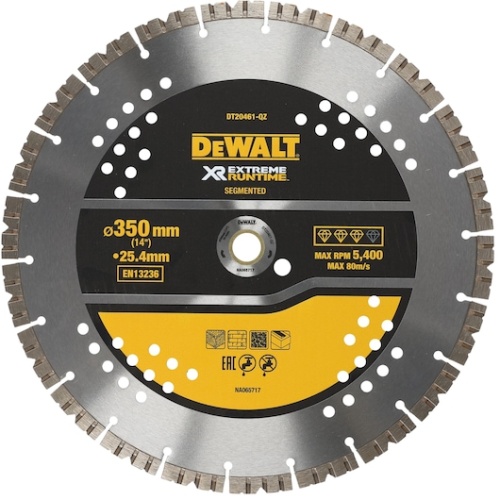Пильный диск DEWALT EXTREME RUNTIME 350mm DT20461-QZ