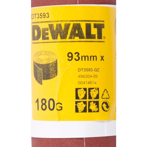 Шлифлист DEWALT DT3593, 5 м x 93 мм, 180G