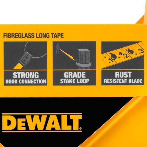 Длинная рулетка DEWALT DWHT34218-0, 30 м фото 7