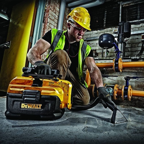 Аккумуляторный строительный пылесос DEWALT DCV584L, с возможностью работы от сети, 14.4/18 В, 7.5 л, без АКБ и ЗУ (DCV584L-QW) фото 4 Аккумуляторный строительный пылесос DEWALT DCV584L, с возможностью работы от сети, 14.4/18 В, 7.5 л, без АКБ и ЗУ (DCV584L-QW) фото 4