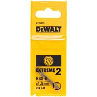 Сверло по металлу DEWALT EXTREME 2, 1.5x40x18 мм (DT5035-QZ)