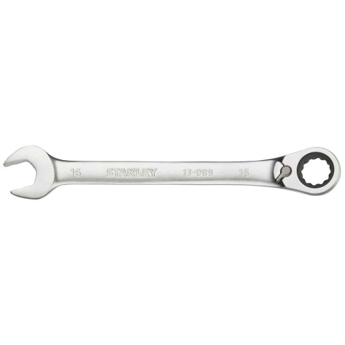 Комбинированный гаечный ключ STANLEY FATMAX FMMT13089-0, с храповым механизмом, 16 мм Комбинированный гаечный ключ STANLEY FATMAX FMMT13089-0, с храповым механизмом, 16 мм