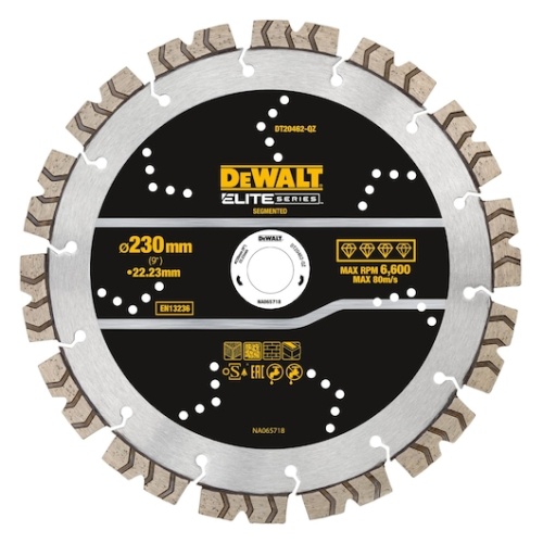 Алмазный отрезной диск DEWALT ELITE 230mm DT20462-QZ
