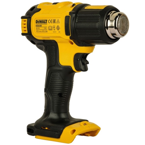 Аккумуляторный пистолет горячего воздуха DEWALT DCE530N, 18 В, 530°С, 190 л/мин, без АКБ и ЗУ (DCE530N-XJ) фото 8 Аккумуляторный пистолет горячего воздуха DEWALT DCE530N, 18 В, 530°С, 190 л/мин, без АКБ и ЗУ (DCE530N-XJ) фото 8